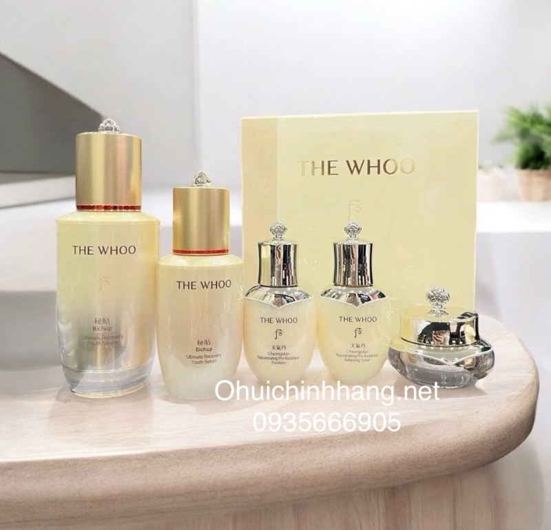 SET TINH CHẤT BICHUP CHỐNG LÃO HÓA, PHỤC HỒI DA WHOO BICHUP ESSENCE